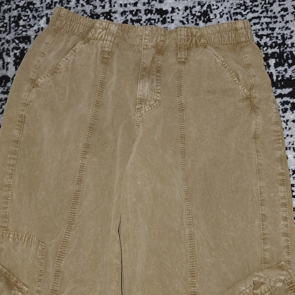 BDG Urban Outfitters Camel Cargo Pants Small Y2K Baggy Gorpcore Tan - Picture 8 of 15